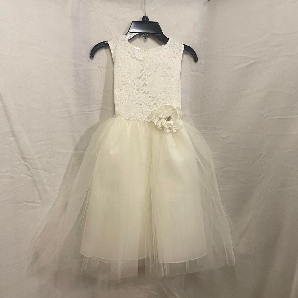NWT Kid Collection Formal Dress Wedding Communion Easter Size 6